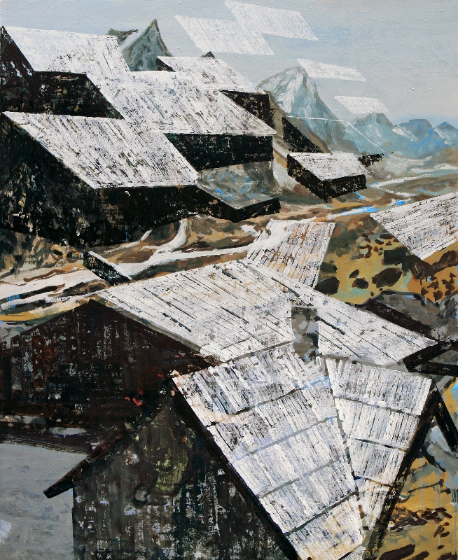 Arthur Aillaud : Sans Titre, Huile sur toile, 2012,165x130cm, courtesy Galerie Vieille du Temple